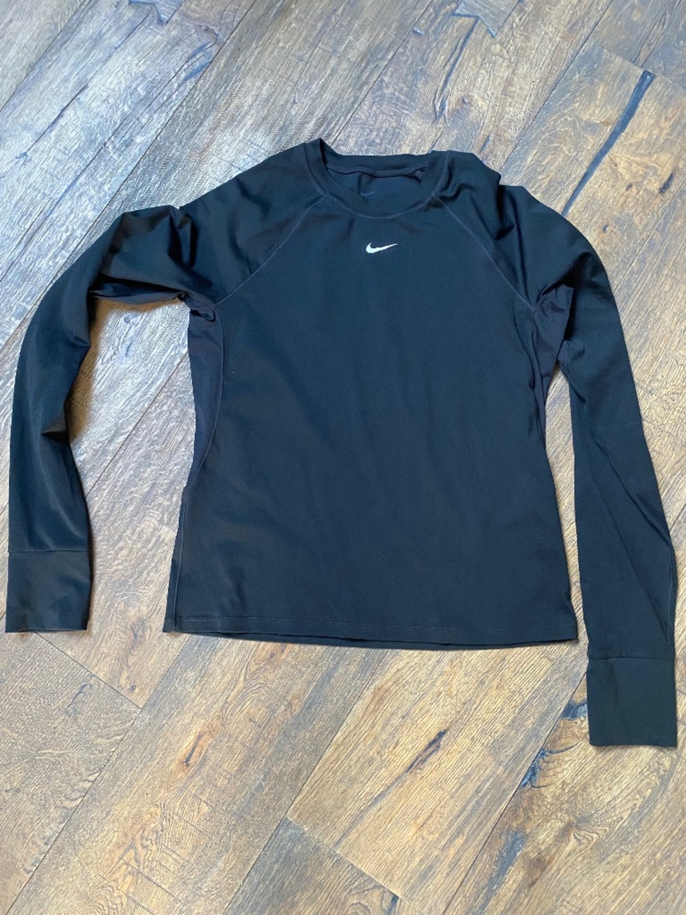 Nike Pro Dri-FIT Black Long Sleeve Athletic Top Large